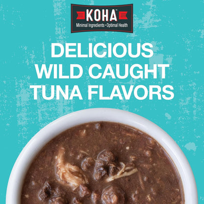 KOHA Poké Bowl Cat Variety Pack, Wet Cat Food in Gravy - 7 Flavors - Tuna Combinations of Salmon