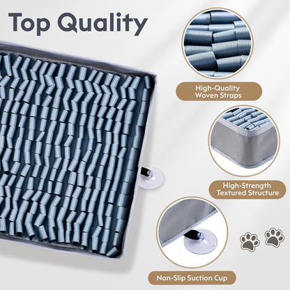 Snuffle Mat for Dogs, Dog Puzzle Mat, Interactive Dog Toys for Enrichment,Sniff Mats with Non-Slip