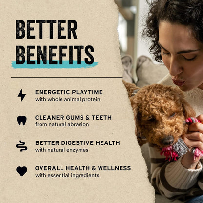 Vital Essentials Bully Sticks Dog Treats, 1.4 oz | Freeze-Dried Raw | Single Ingredient | Premium