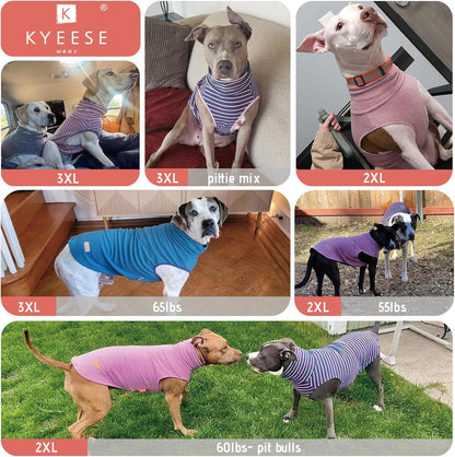 KYEESE 2Pack Dog Sweater Turtleneck Pet Coats Warm Dogs Clothes Pullover Dog Sweaters for Large