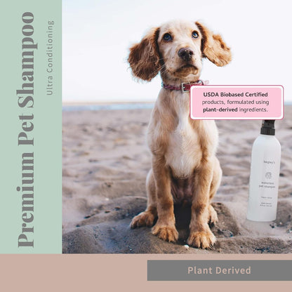 Begley’s No Rinse Waterless Pet Shampoo, Bathless Cleaning, Deodorizing, and Odor Removal for a