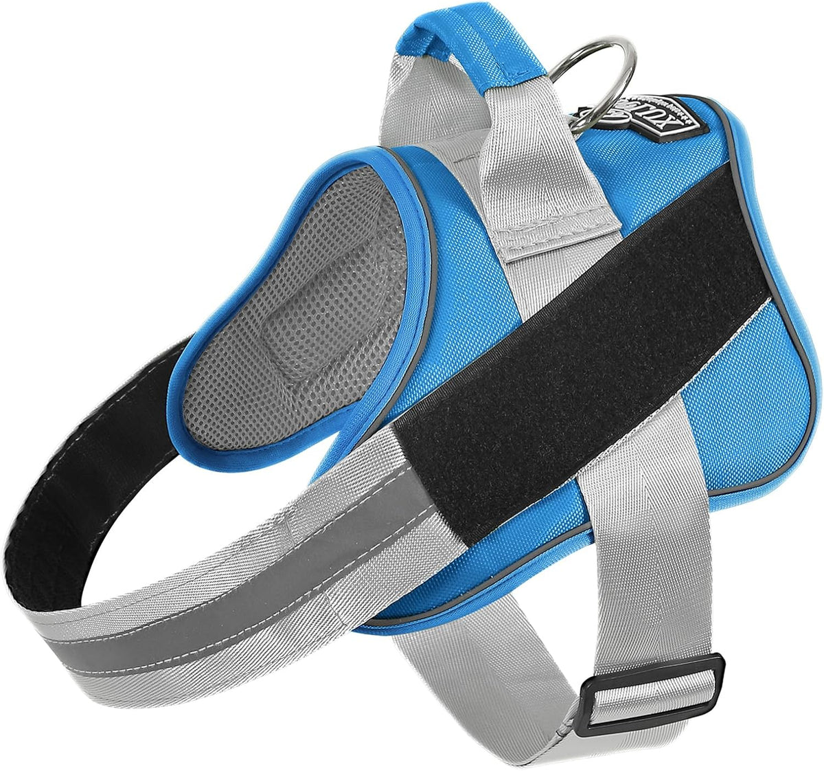Bolux Dog Harness, No-Pull Reflective Dog Vest, Breathable Adjustable Pet Harness with Handle for
