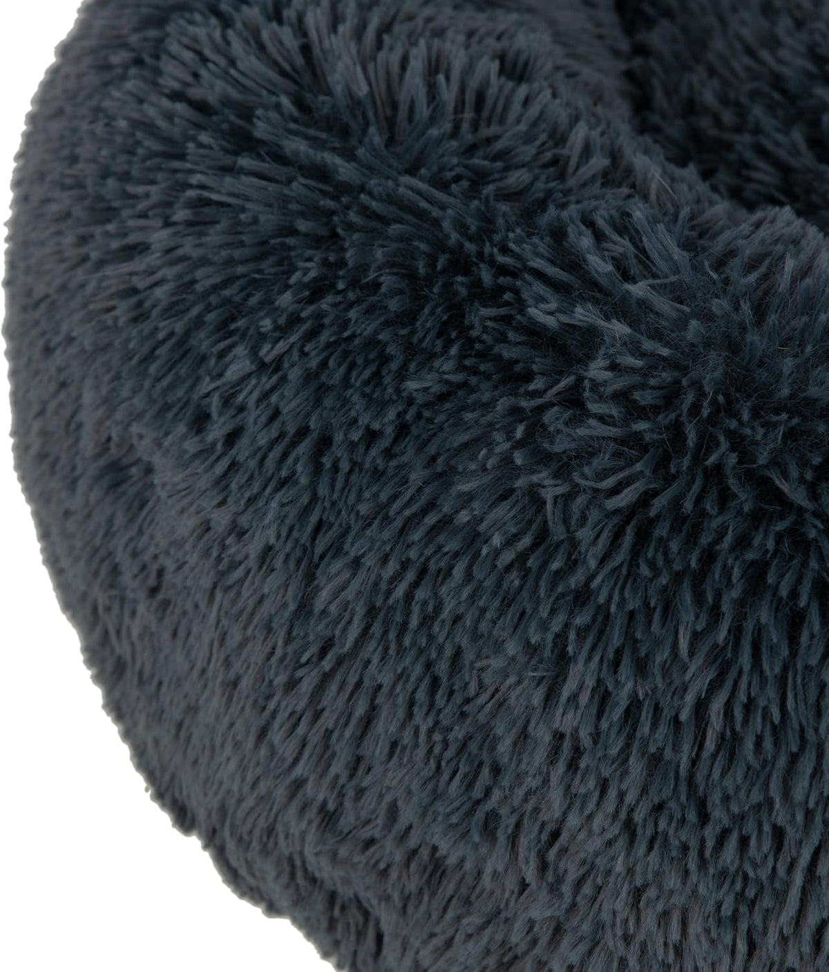 Best Pet Supplies Round Donut Dog Bed with Plush Faux Fur Fabric, Calming, Anti-Anxiety Cushion for