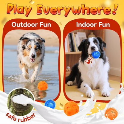 KIPRITII 12-Pack Large Dog Chew Toys for Aggressive Chewers - Includes Indestructible Chew Bone