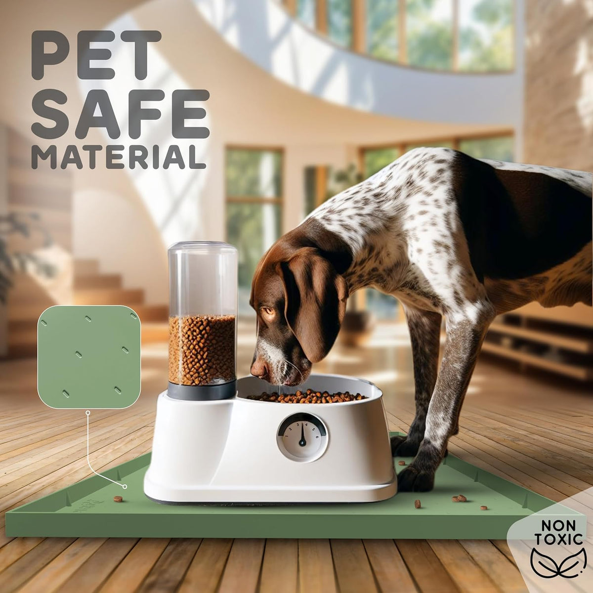 32x24x1” XL Dog Food Mat - All Purpose Under Sink Liner, Washer and Dryer Covers for The Top