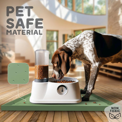 32x24x1” XL Dog Food Mat - All Purpose Under Sink Liner, Washer and Dryer Covers for The Top