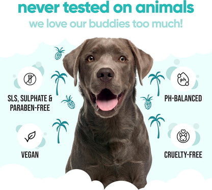 Tropical Dog Shampoo by Buddycare | Deep Cleansing Shampoo for Dogs | Tropical Scented | with Aloe