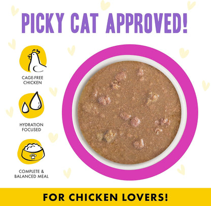 Weruva B.F.F. OMG - Best Feline Friend Oh My Gravy!, Chicken & Duck Dream Team with Chicken & Duck