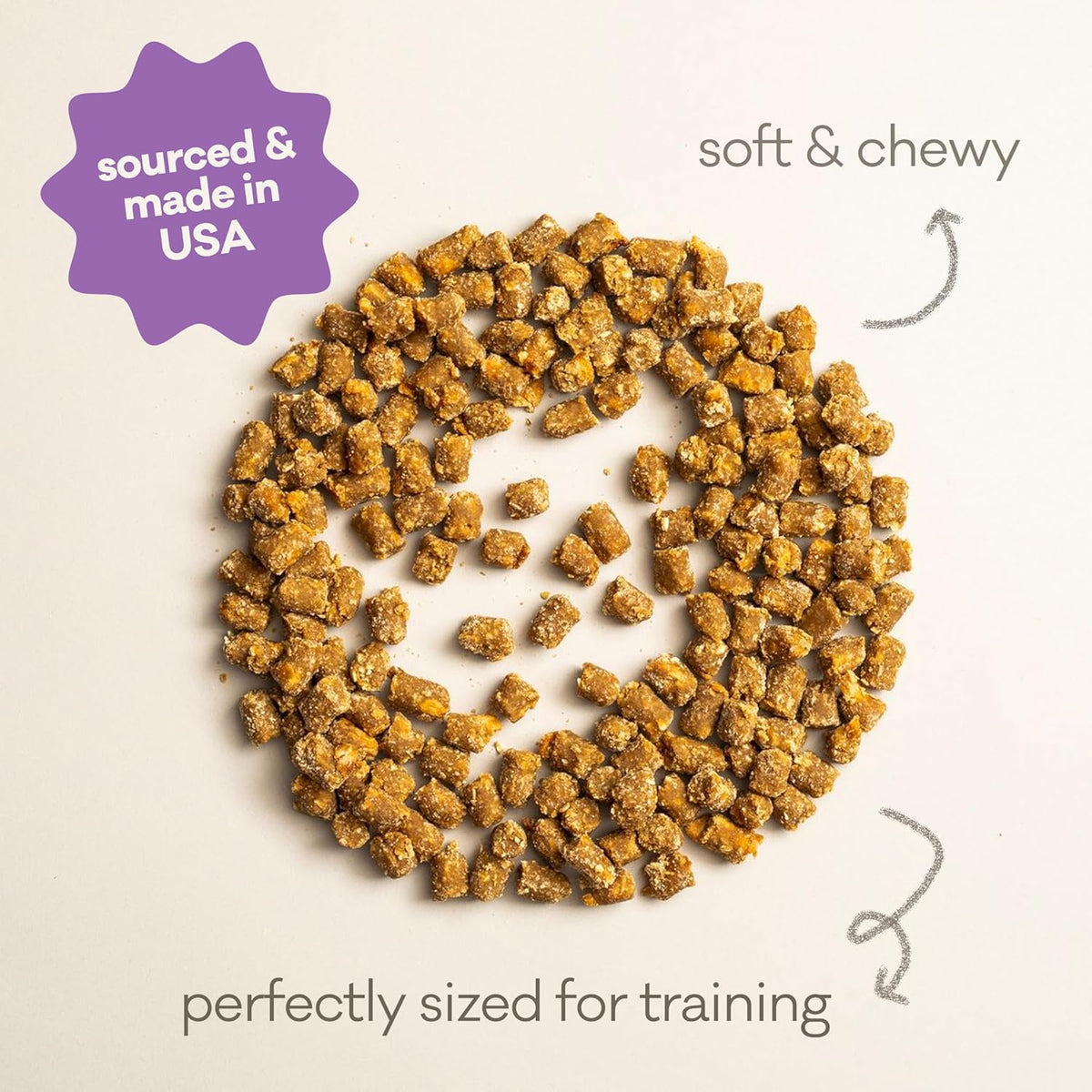 Polkadog Wonder Nuggets – Soft & Chewy Dog Treats with Pork & Apple – Healthy, Limited Ingredient