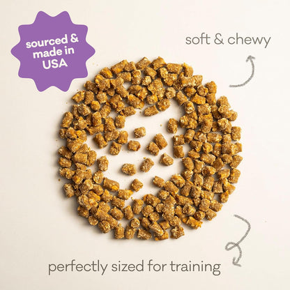 Polkadog Wonder Nuggets – Soft & Chewy Dog Treats with Pork & Apple – Healthy, Limited Ingredient