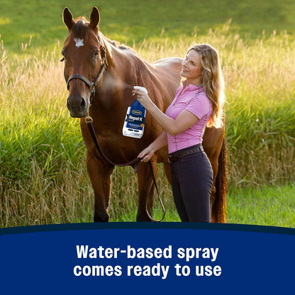 Farnam Repel-X Ready-To-Use Fly Spray, Insecticide And Repellent For Horses And Dogs, 32 Fluid