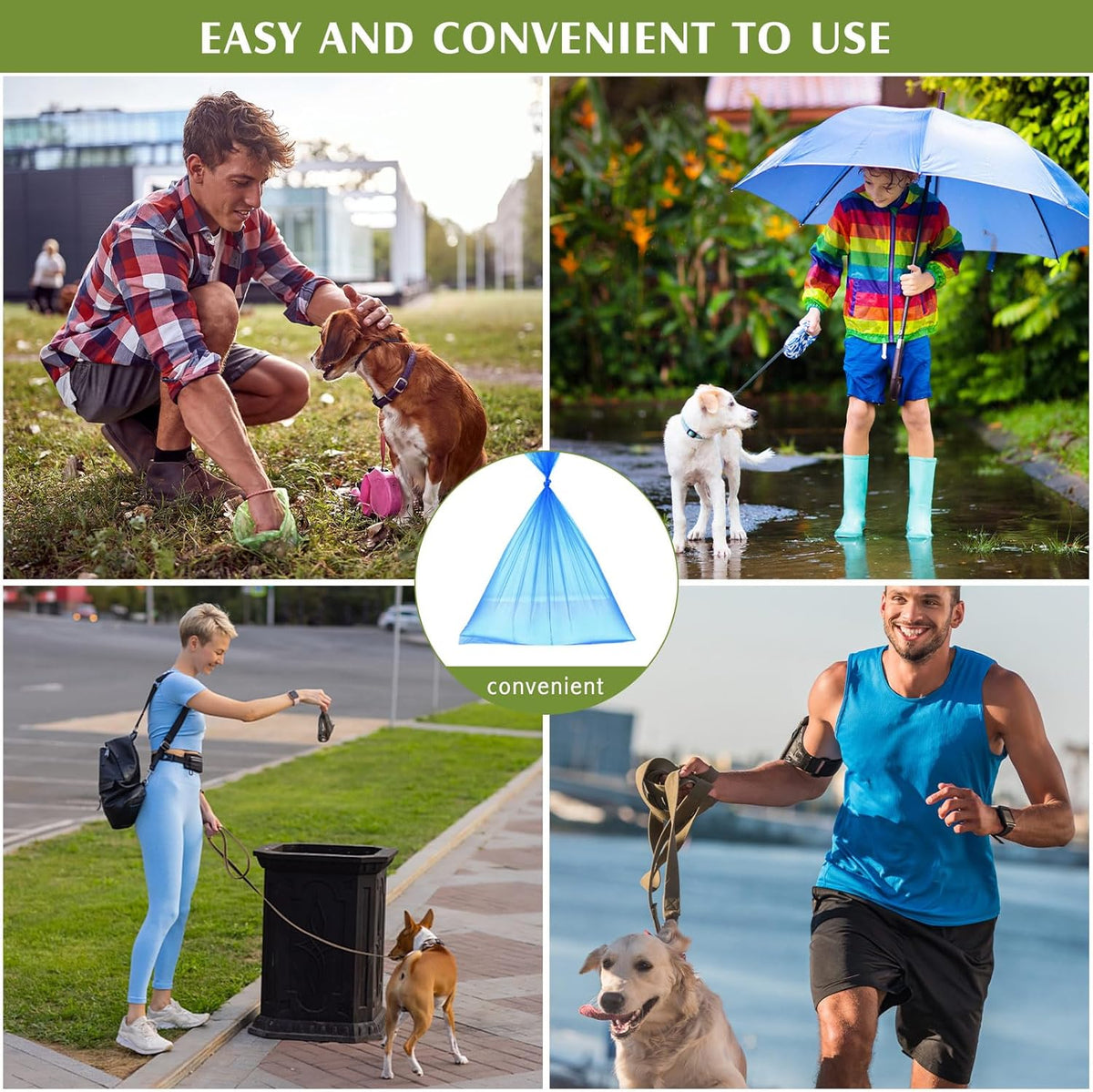 Sherr 20 Boxed Rolls 4000 Counts Dog Poop Bags Bulk Leak Proof Dog Waste Bags Universal Pet Doggy
