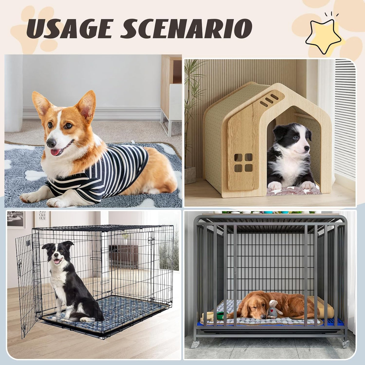 6 Pcs Washable Guinea Pig Blankets Absorbent Small Animal Fleece Bedding Cage Liners Reusable Pet