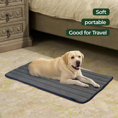 BALANCE Dog Crate Pad, Dog Foam Crate Mat Kennel Pad, Washable Water-Resistant Pet Bed Flat Dogs