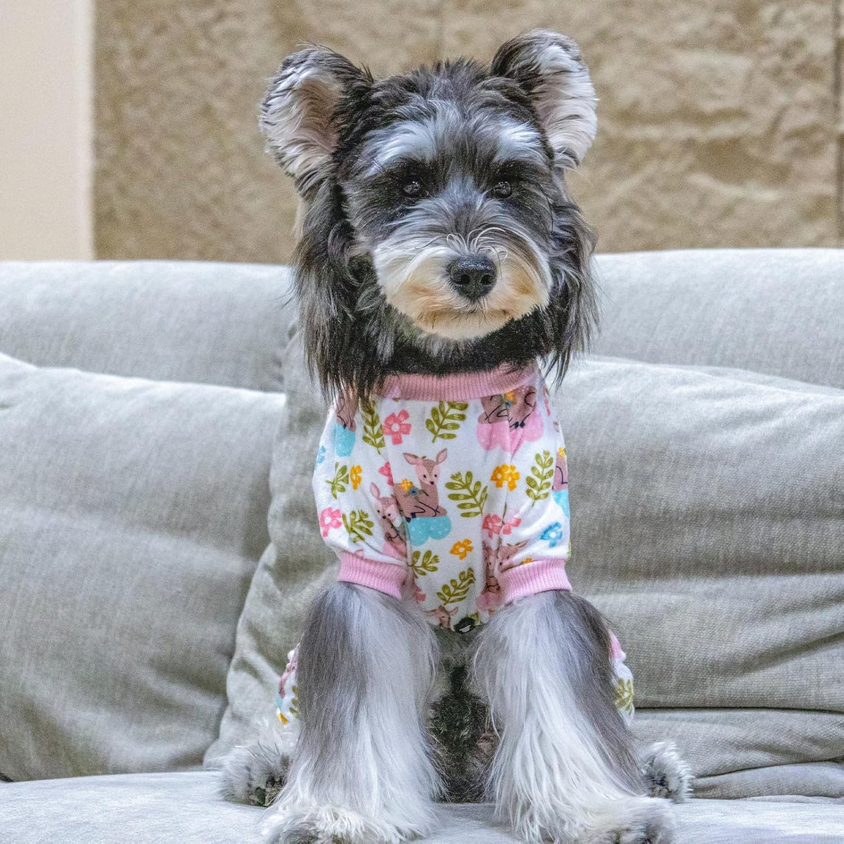 CuteBone Small Dogs Outfit Soft Puppy Onesies Pjs Dog Pajamas Pet Coat Cat Apparel Comfy Doggie