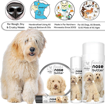 The Blissful Dog Goldendoodle Unscented Nose Butter, 4-Ounce