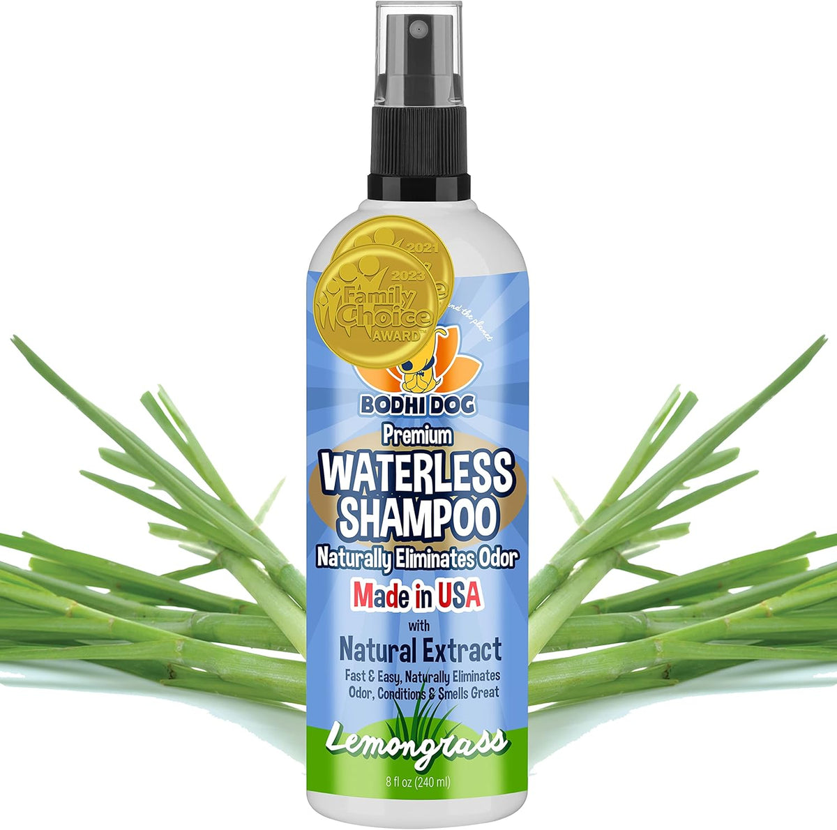 Bodhi Dog Waterless Shampoo for Dogs & Cats - Natural Dry Shampoo, Neutralizes Odor, No Rinse