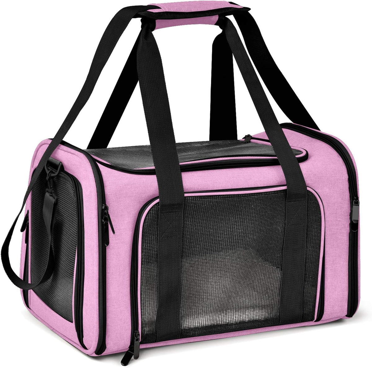 Large Cat Carriers Dog Carrier Pet Carrier for Large Cats Dogs Puppies up to 25Lbs, Big Dog Carrier