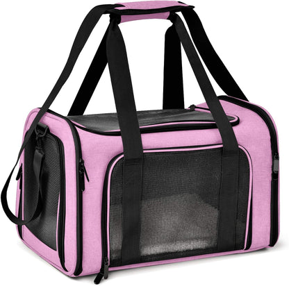 Large Cat Carriers Dog Carrier Pet Carrier for Large Cats Dogs Puppies up to 25Lbs, Big Dog Carrier