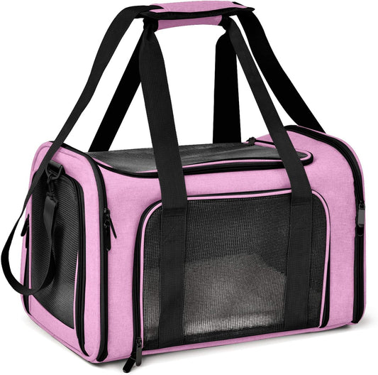 Large Cat Carriers Dog Carrier Pet Carrier for Large Cats Dogs Puppies up to 25Lbs, Big Dog Carrier