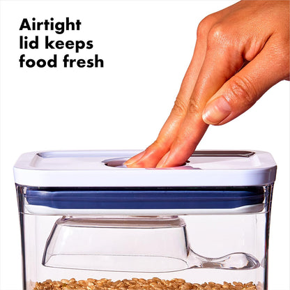 OXO Good Grips Pet POP Container – 4.4 Qt/4.2 L with Scoop |Ideal for up to 4lbs of Dog Food or