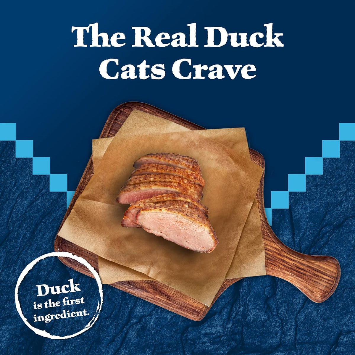 Blue Buffalo Wilderness Natural High-Protein Grain-Free Wet Food for Adult Cats, Duck Paté, 3-oz.