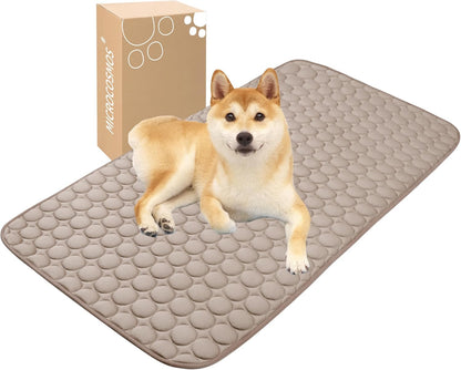 MICROCOSMOS Summer Cooling Mat & Sleeping Pad- Water Absorption Top, Materials Safe, Easy Carry, EZ