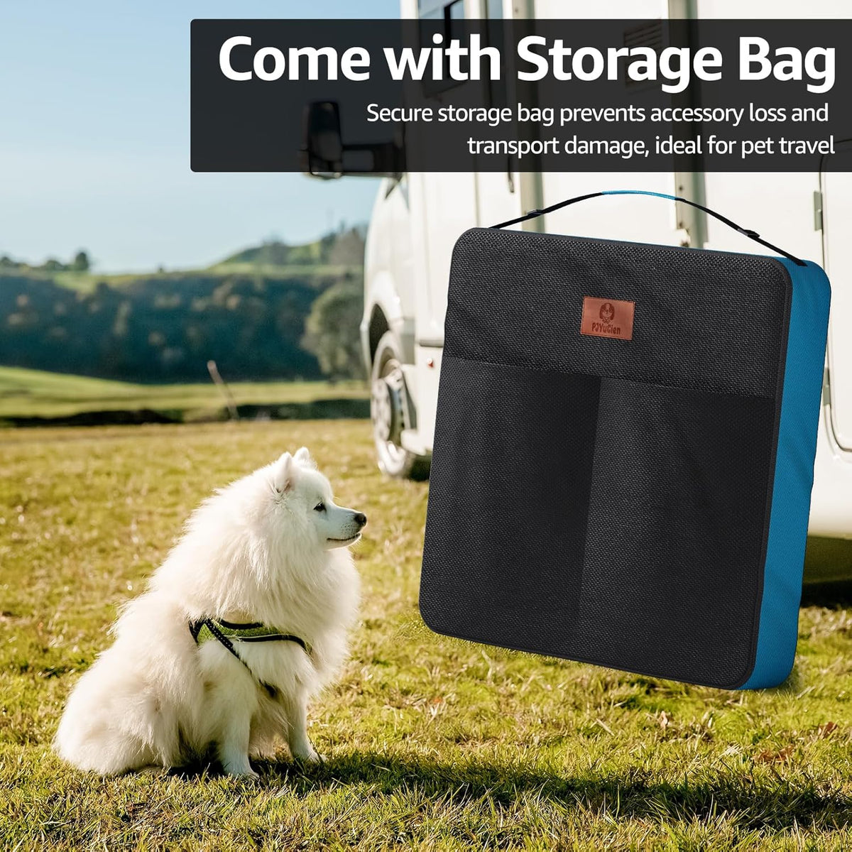 PJYuCien Dog Playpen Outdoor Plus Storage Bag, 24" H 8 Panels Puppy Pen with Square Bottom & Top