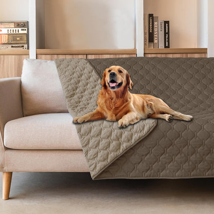 gogobunny 100% Double Sided Waterproof Dog Blanket Soft Pet Bed Cover Reversible Protect Furniture