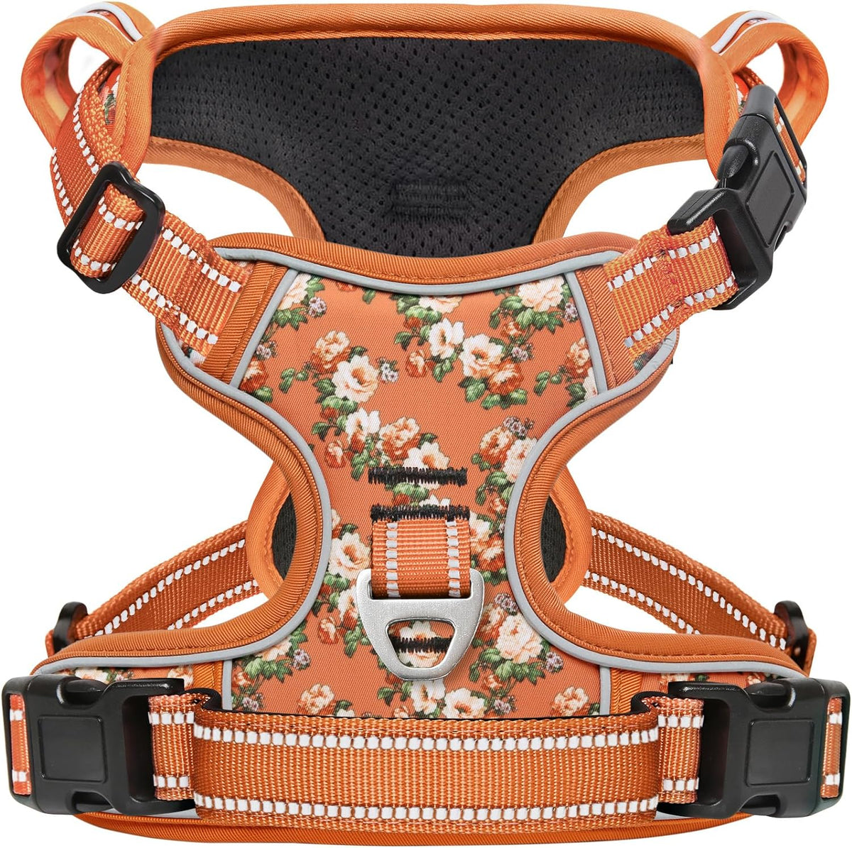 Timos Dog Harness for Large Dogs, No Pull Service Vest with Reflective Strips and Control Handle,No