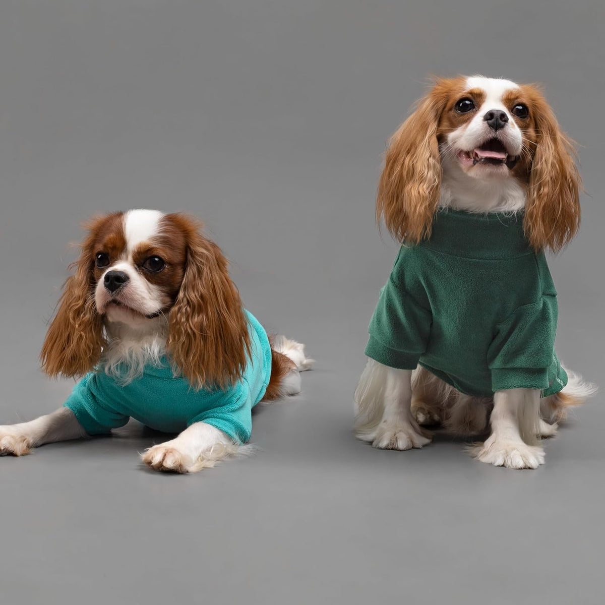 Fitwarm 3 Pack Fleece Sweater, Turtleneck Sweatshirt, Winter Clothes for Small Dogs & Cats, Pet