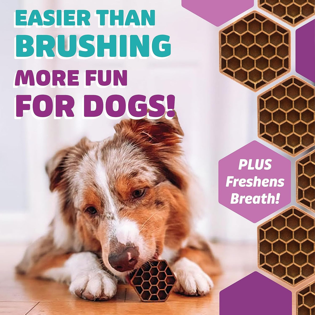 Dog Dental Treats – Vet VOHC Approved – Delicious Chicken Protein – Removes Tartar with Cleaning