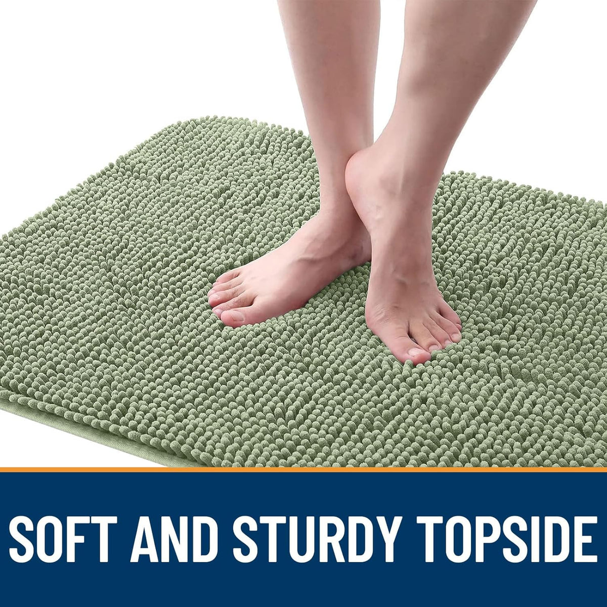 OLANLY Dog Door Mat for Muddy Paws 45x27, Absorbs Moisture and Dirt, Absorbent Non-Slip Washable