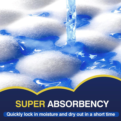 MKISS Bed Pads Disposable 36" x 36" (50 Counts), Large Incontinence Underpads Leakproof Quick