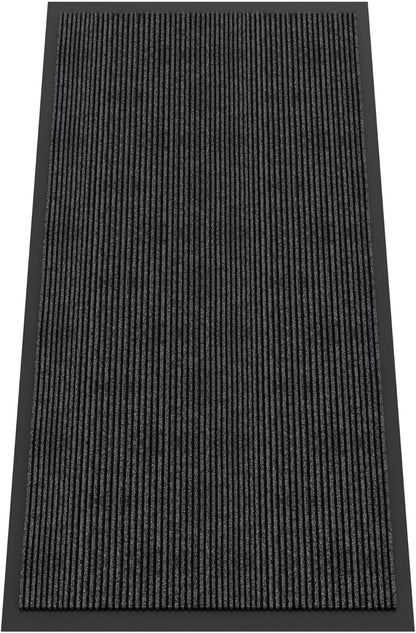 Indoor Outdoor Door Mat, 6’ x 3' Doormat for Entryway, Rubber Backing Non Slip Front Door Mat