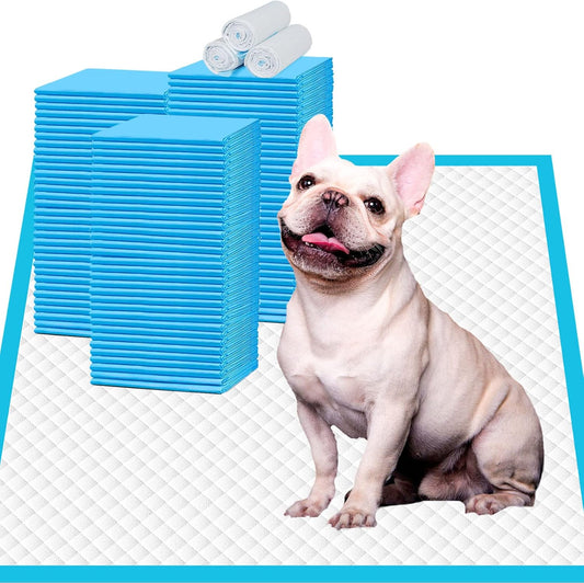 IMMCUTE Puppy Pee Pads 22"x23"-150 Count | Dog Pee Training Pads Super Absorbent & Leak-Proof |