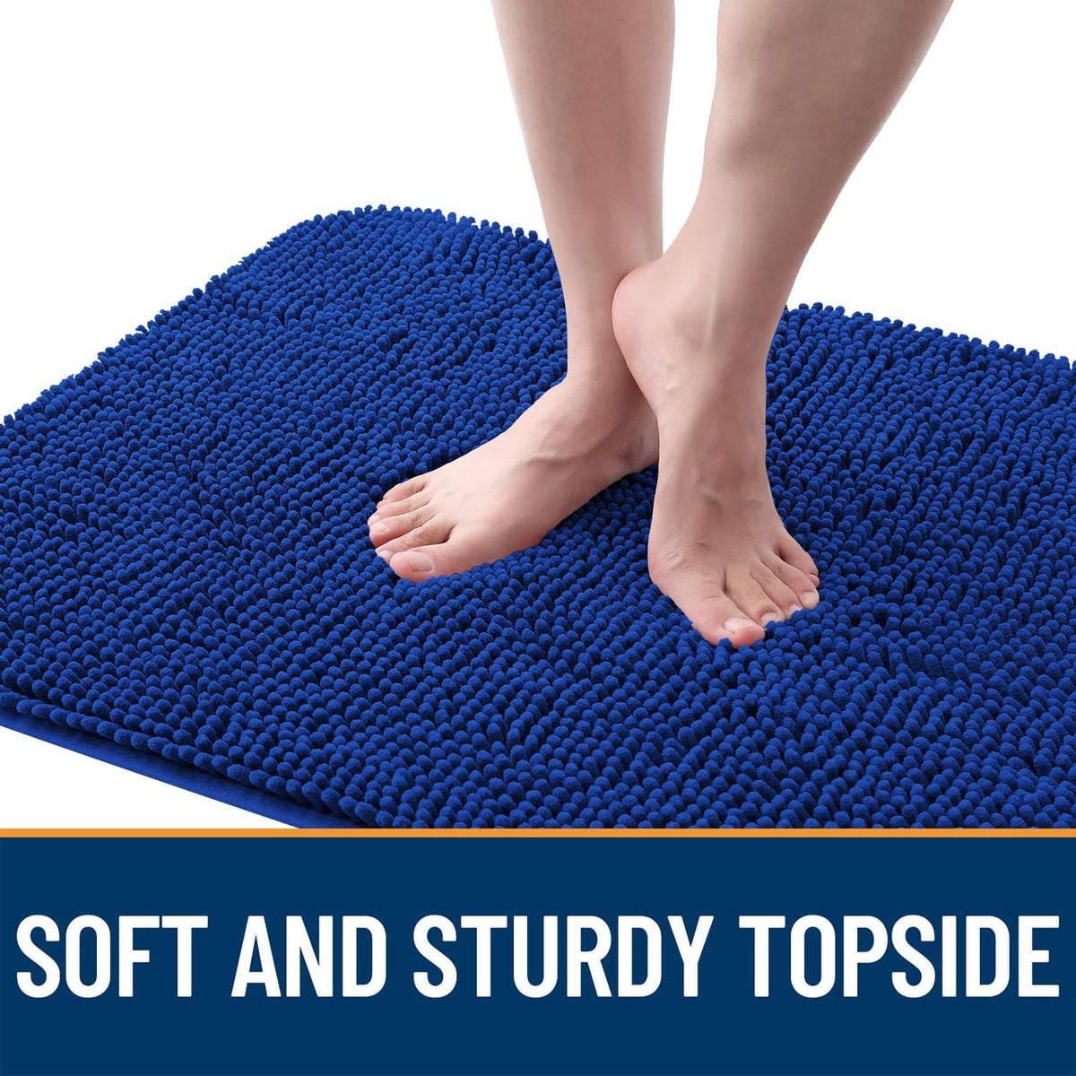 OLANLY Dog Door Mat for Muddy Paws 54x24, Absorbs Moisture and Dirt, Absorbent Non-Slip Washable