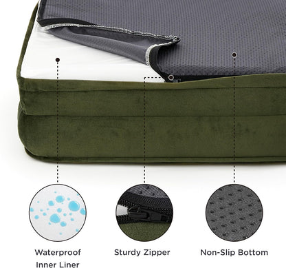 Bedsure Orthopedic Dog Beds Large Sized Dog - Washable Large Dog Cat Bed Waterproof, Comfort Dogs