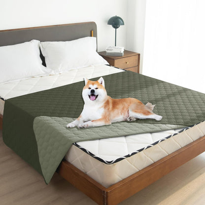 gogobunny 100% Double Sided Waterproof Dog Blanket Soft Pet Bed Cover Reversible Protect Furniture