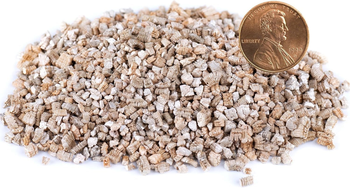 Organic Coarse Vermiculite for Indoor Gardening Plants and Mushrooms – Enhances Soil Aeration, Seed