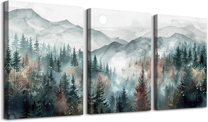TTHYUEWS Farmhouse Wall Art For Living Room Canvas Wall Decor For Bedroom Wall Pictures for Office