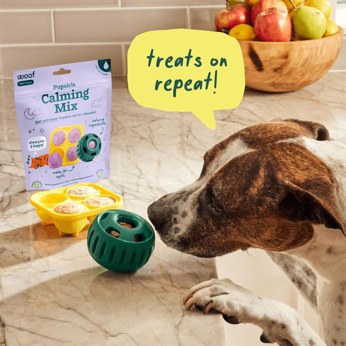 WOOF Dog Pupsicle Mix - Easy-to-Make DIY Pupsicle Refills - Tasty, Healthy Pupsicle Mix - Wholesome
