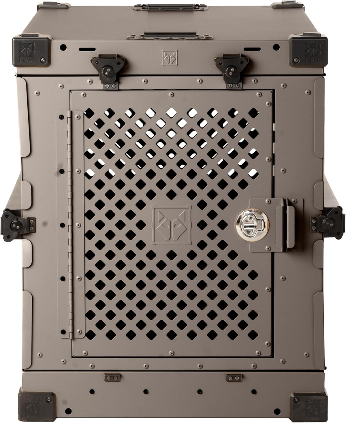 Impact Collapsible Dog Crate - Foldable Hard Crate for Intermediate Dogs - Heavy Duty Travel Kennel
