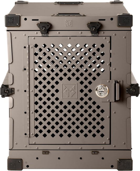 Impact Collapsible Dog Crate - Foldable Hard Crate for Intermediate Dogs - Heavy Duty Travel Kennel