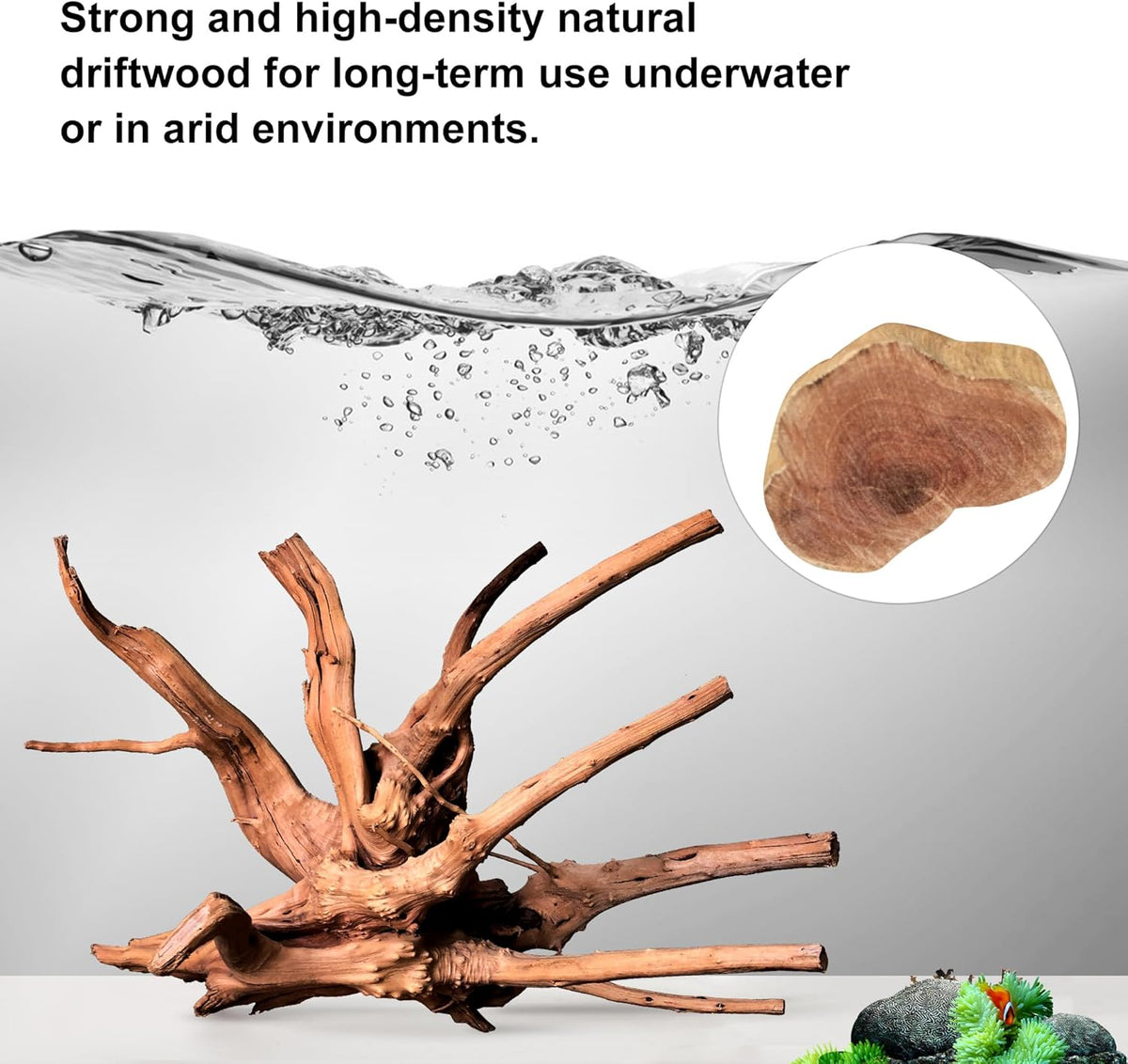 majoywoo Natural Small Driftwood for Aquarium Decor Fish Tank Decorations, Assorted Spider Wood