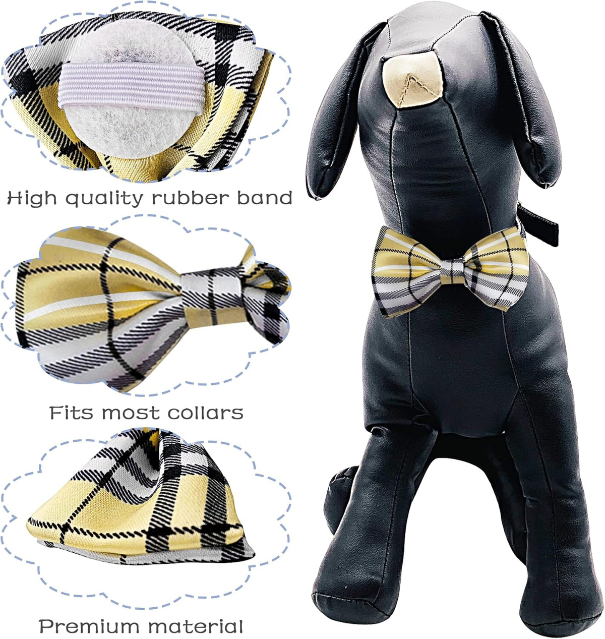 PET SHOW Pet Small Dogs Collar Embellishment Attachment Bow Ties Puppies Cats Collar Charms