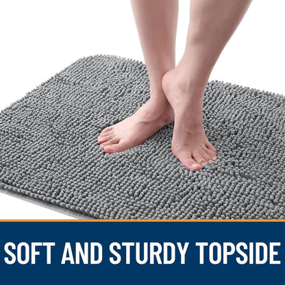 OLANLY Dog Door Mat for Muddy Paws 47x24, Absorbs Moisture and Dirt, Absorbent Non-Slip Washable
