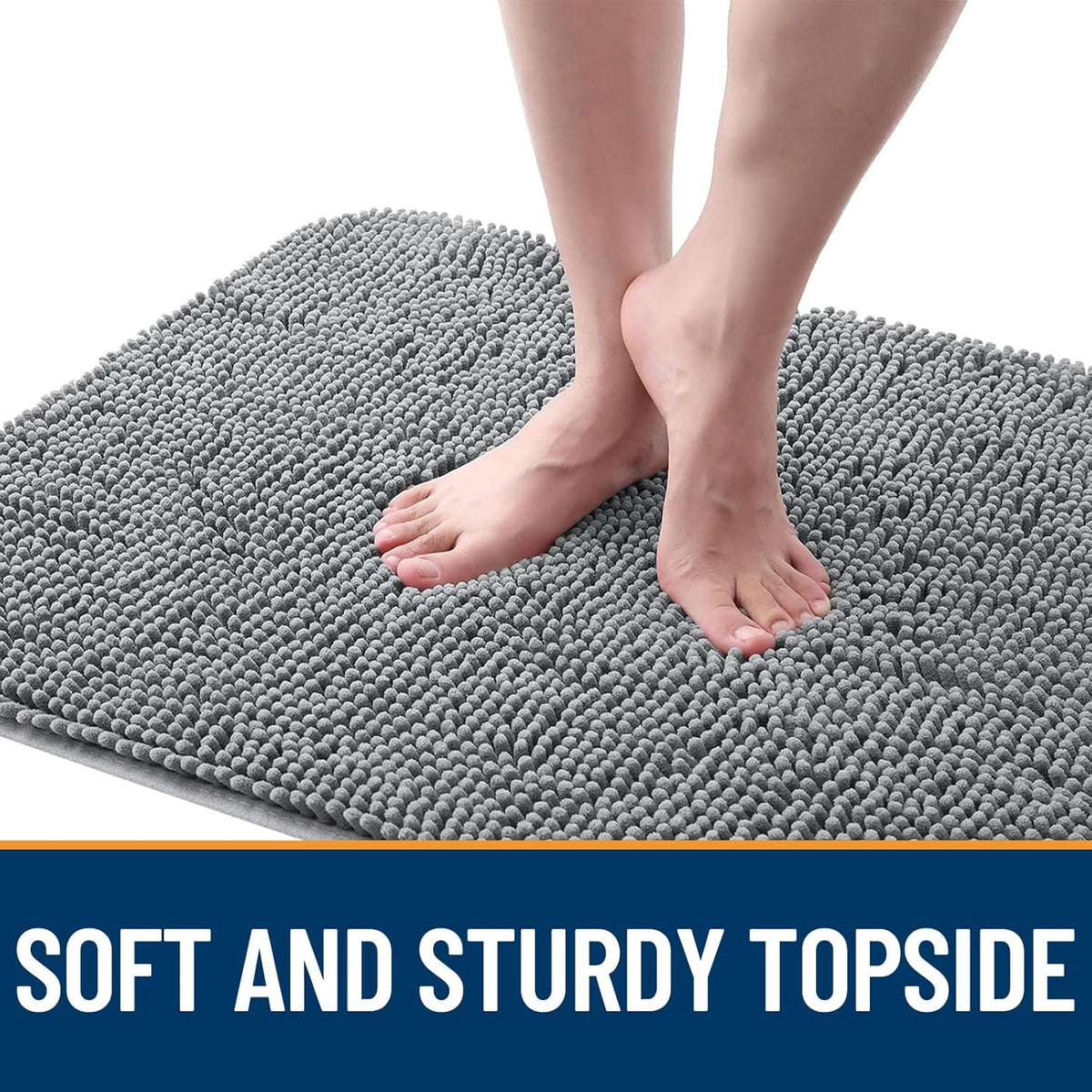 OLANLY Dog Door Mat for Muddy Paws 44x32, Absorbs Moisture and Dirt, Absorbent Non-Slip Washable