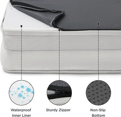 Bedsure XL Orthopedic Dog Bed for Extra Large Dogs - Washable XLarge Dog Cat Bed Waterproof