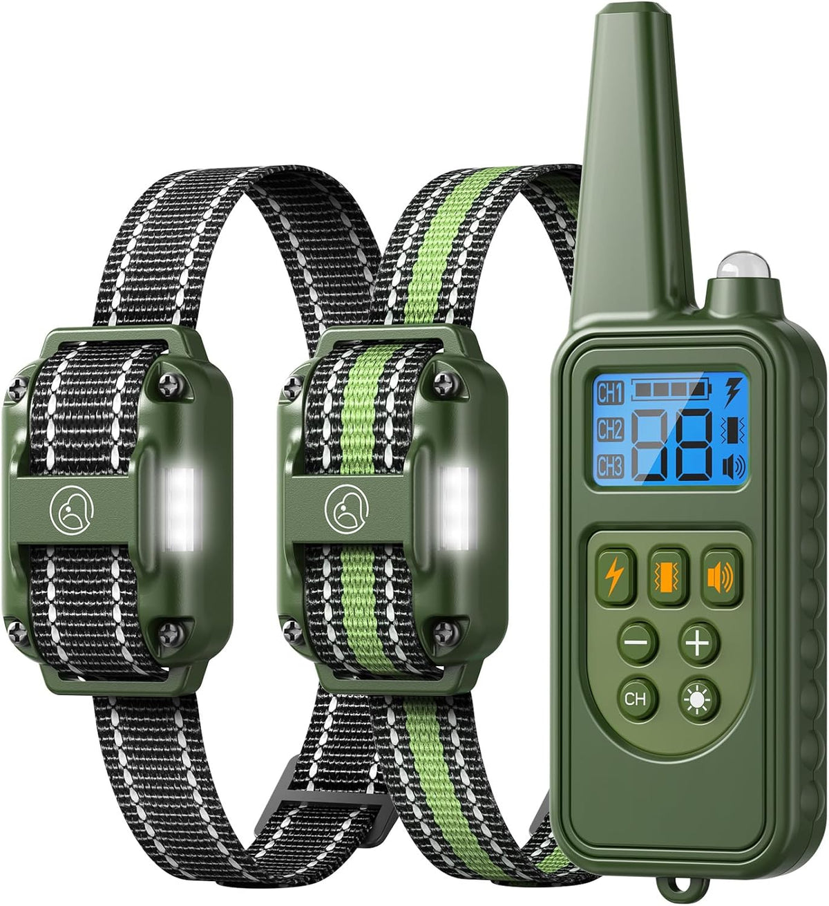 Dog Shock Collar - 2600FT Dog Training Collar with Remote, Rechargeable with 4 Training Modes, IPX7